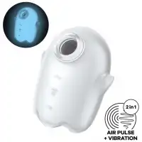 Изображение Satisfyer, Германия Вакуумно-волновой стимулятор с вибрацией Satisfyer Glowing Ghost