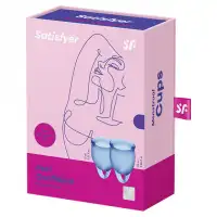 Фото Satisfyer, Германия Набор менструальных чаш Satisfyer Feel Confident, синий