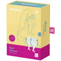 Satisfyer, Германия Набор менструальных чаш Satisfyer Feel Secure, зеленый — купить в Минске Изображение Satisfyer, Германия Набор менструальных чаш Satisfyer Feel Secure, зеленый
