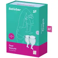 Фото Satisfyer, Германия Набор менструальных чаш Satisfyer Feel Secure голубой