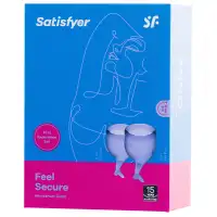 Изображение Satisfyer, Германия Набор менструальных чаш Satisfyer Feel Secure, лиловый
