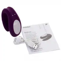 Изображение Satisfyer, Германия Смарт-стимулятор для пар Satisfyer Double Joy Partner Vibrator фиолетовый