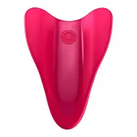 Изображение Satisfyer, Германия Перезаряжаемый вибратор на палец Satisfyer High Fly малиновый