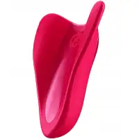 Изображение Satisfyer, Германия Перезаряжаемый вибратор на палец Satisfyer High Fly малиновый