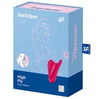 Изображение Satisfyer, Германия Перезаряжаемый вибратор на палец Satisfyer High Fly малиновый