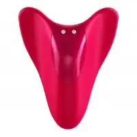 Изображение Satisfyer, Германия Перезаряжаемый вибратор на палец Satisfyer High Fly малиновый