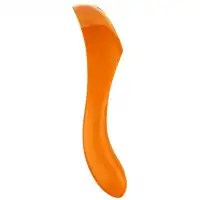 Фото Satisfyer, Германия Универсальный перезаряжаемый вибростимулятор Satisfyer Candy Cane оранжевый