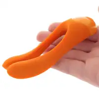 Фото Satisfyer, Германия Универсальный перезаряжаемый вибростимулятор Satisfyer Candy Cane оранжевый