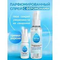 Фото Биоритм, Россия Парфюмированный спрей для тела и нижнего белья с феромонами Intim Health 95 мл