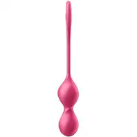 Фото Satisfyer, Германия Вагинальные смарт-шарики с вибрацией Satisfyer Love Birds 2 красные