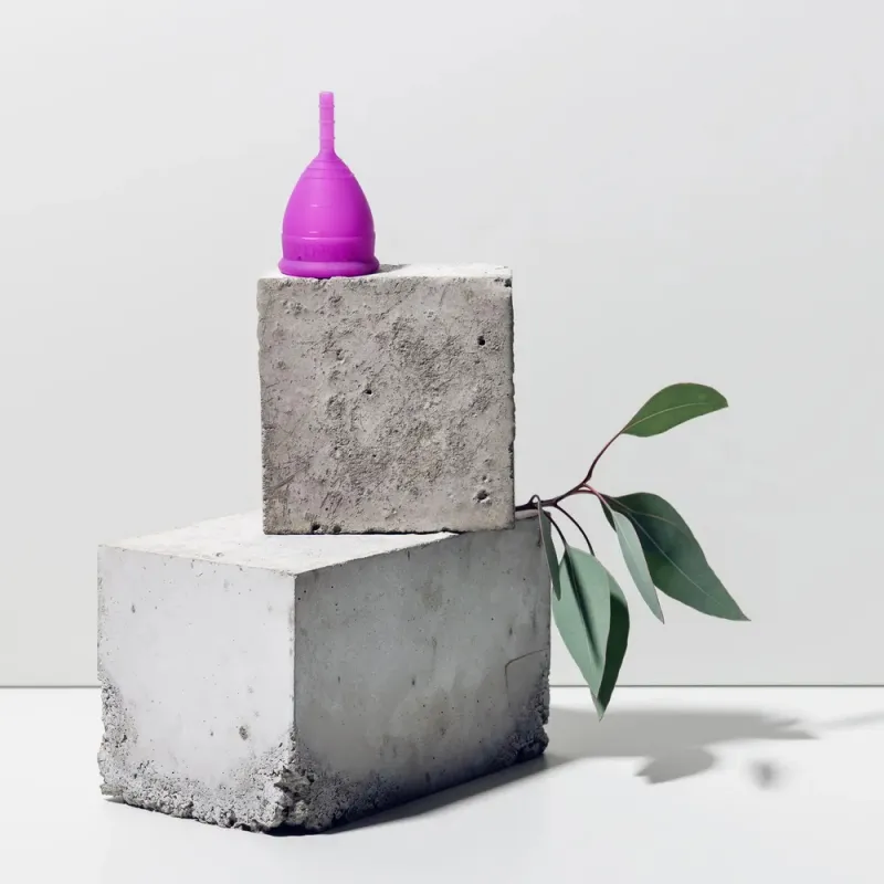 Фото Lola Toys, Россия Фиолетовая менструальная чаша Lunette Cup 25 мл