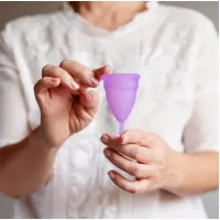 Фото Lola Toys, Россия Фиолетовая менструальная чаша Lunette Cup 25 мл