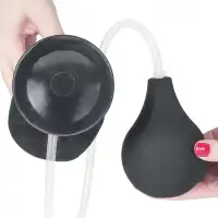 Изображение Lovetoy, Китай Черный фаллос с имитацией семяизвержения Lovetoy Squirt Extreme 28 см
