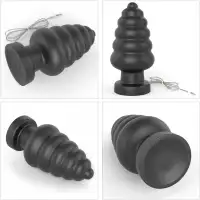 Изображение Lovetoy, Китай Большая анальная пробка с вибрацией King Sized Vibrating Anal Cracker 18 см