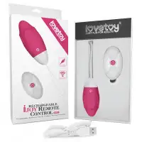 Изображение Lovetoy, Китай Рельефное виброяйцо с пультом дистанционного управления Ijoy Wireless Remote Control Rechargeable Egg
