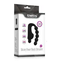 Изображение Lovetoy, Китай Анальные шарики с вибрацией и стимулятором промежности Beads Stimulator