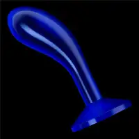 Изображение Lovetoy, Китай Стимулятор простаты Lovetoy Flawless Clear Prostate Plug синего цвета 15 см