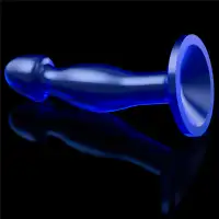 Фото Lovetoy, Китай Анальная втулка Lovetoy Flawless Clear Prostate Plug синего цвета 17 см