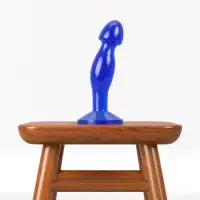 Фото Lovetoy, Китай Анальная втулка Lovetoy Flawless Clear Prostate Plug синего цвета 17 см