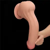 Изображение Lovetoy, Китай Реалистичный фаллоимитатор с эффектом двойной кожи Lovetoy Sliding-Skin Dual Layer Dong 29 см