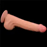 Изображение Lovetoy, Китай Реалистичный фаллоимитатор с эффектом двойной кожи Lovetoy Sliding-Skin Dual Layer Dong 29 см