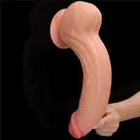 Изображение Lovetoy, Китай Реалистичный фаллоимитатор с эффектом двойной кожи Lovetoy Sliding-Skin Dual Layer Dong 31 см