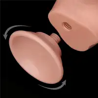 Фото  Реалистичный фаллоимитатор с эффектом двойной кожи Lovetoy Sliding-Skin Dual Layer Dong 19 см