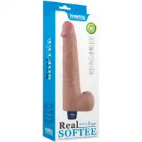 Фото Lovetoy, Китай Классический вибратор с мошонкой Real Softee 27 см