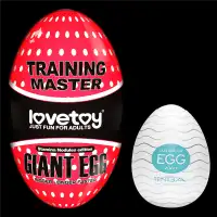 Изображение Lovetoy, Китай Большое яйцо-мастурбатор Giant Egg Stamina Nodules Edition