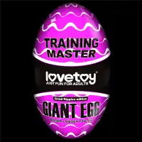 Фото Lovetoy, Китай Большое яйцо-мастурбатор Giant Egg Grind Ripples Edition