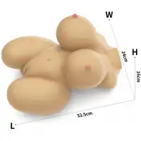 Изображение Lovetoy, Китай Реалистичный мастурбатор-торс с грудью Streetgirls Lovetoy 33 см