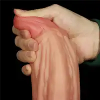 Фото Lovetoy, Китай Широкий фаллос-гигант с рельефным стволом Lovetoy Nature Cock King Sized 25 см