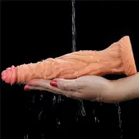 Изображение Lovetoy, Китай Фаллоимитатор с ярко выраженным рельефом Lovetoy Silicone Cock 25 см