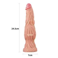 Изображение Lovetoy, Китай Фаллоимитатор с ярко выраженным рельефом Lovetoy Silicone Cock 25 см
