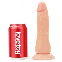 Фото Lovetoy, Китай Реалистичный страпон на черных трусиках Easy Strapon Set 19 см