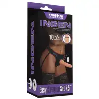 Фото Lovetoy, Китай Страпон телесный с вибрацией Ingen Easy Strapon Set 19 см