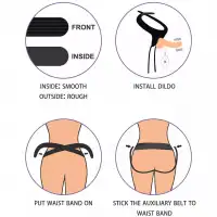 Фото Lovetoy, Китай Страпон телесный с вибрацией Ingen Easy Strapon Set 20 см