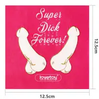 Фото Lovetoy, Китай Бумажные салфетки Super Dick Forever 10 шт