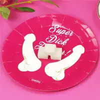 Фото Lovetoy, Китай Бумажные тарелки Super Dick Forever 6 шт