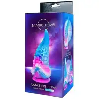 Изображение  Разноцветный фаллос в виде щупальца Magic Hero 21 см