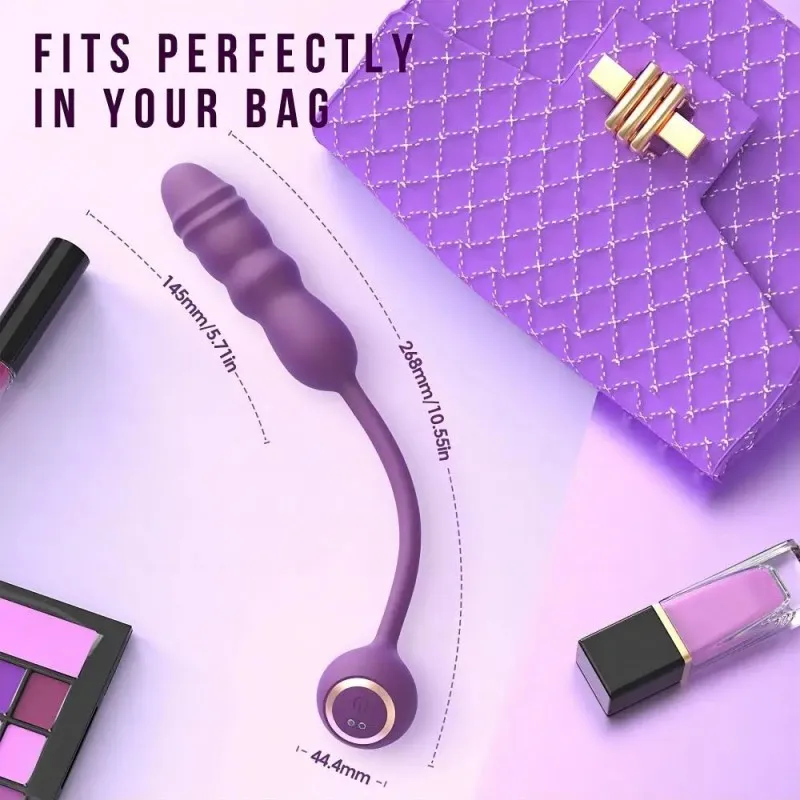 Изображение Nlonely, Китай Перезаряжаемое виброяйцо с поступательными движениями фиолетовое