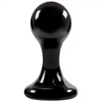 Фото  Анальная пробка на присоске Luna Balls S черная