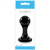 Фото  Анальная пробка на присоске Luna Balls S черная