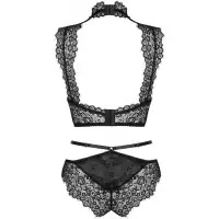 Фото Livia Corsetti Fashion, Польша Сексуальный кружевной комплект со стрепами Obsidian S/M