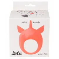 Фото Lola Toys, Россия Эрекционное виброкольцо Mimi Animals Unicorn Alfie Orange