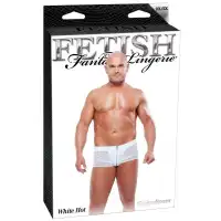 Фото PipeDream, США Мужские боксеры на молнии Fetish White Hot XXL/XXXL