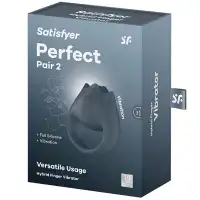 Фото Satisfyer, Германия Вибромассажер-эрекционное кольцо Satisfyer Perfect Pair 2