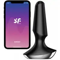 Фото Satisfyer, Германия Анальный смарт-стимулятор с вибрацией Satisfyer Plug-ilicious 2 черный