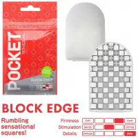 Изображение Tenga, Япония Карманный мастурбатор Tenga Pocket - Block Edge