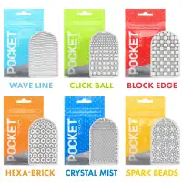 Фото Tenga, Япония Карманный мастурбатор Tenga Pocket Spark Beads